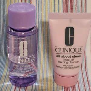 Clinique Travel Set Take The Day
Off Makeup Remover & AII
About Clean